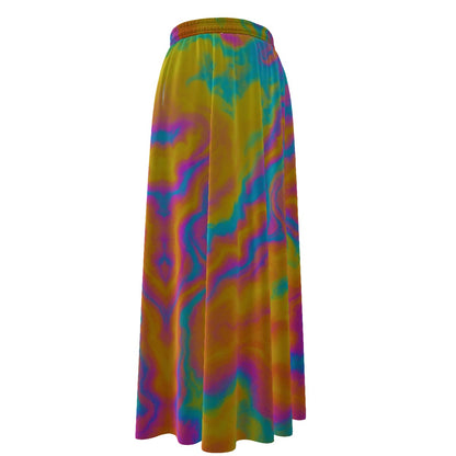 Women's Maxi Chiffon Skirts With Lining