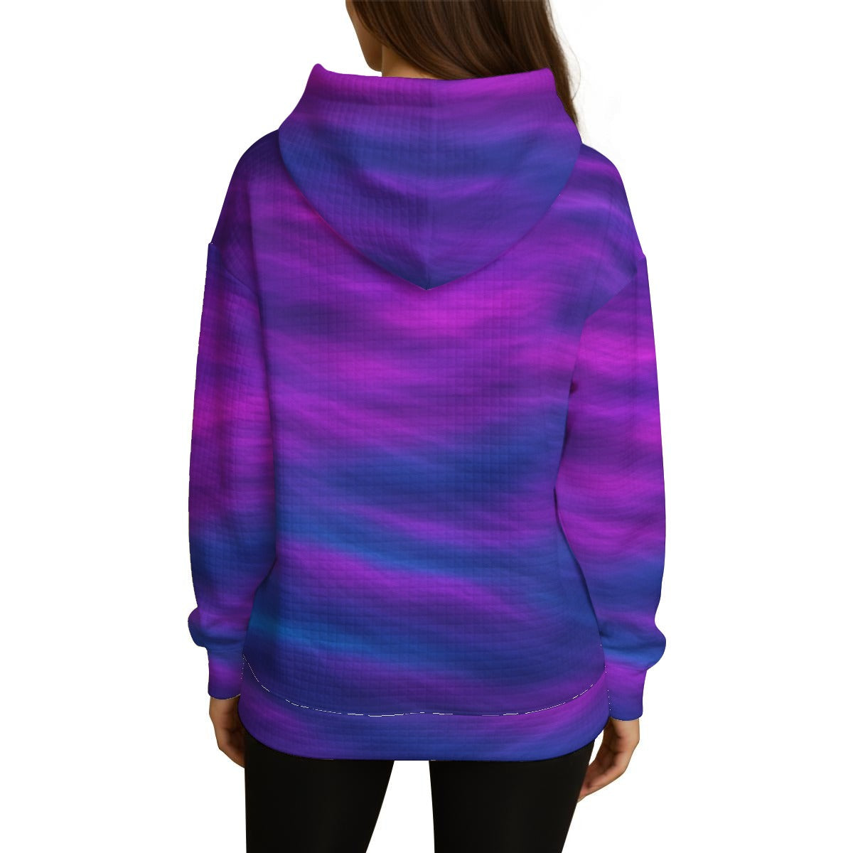 Women's Thick Waffle Knit Hoodie