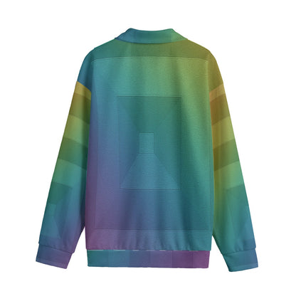 Unisex Lapel Collar Sweater