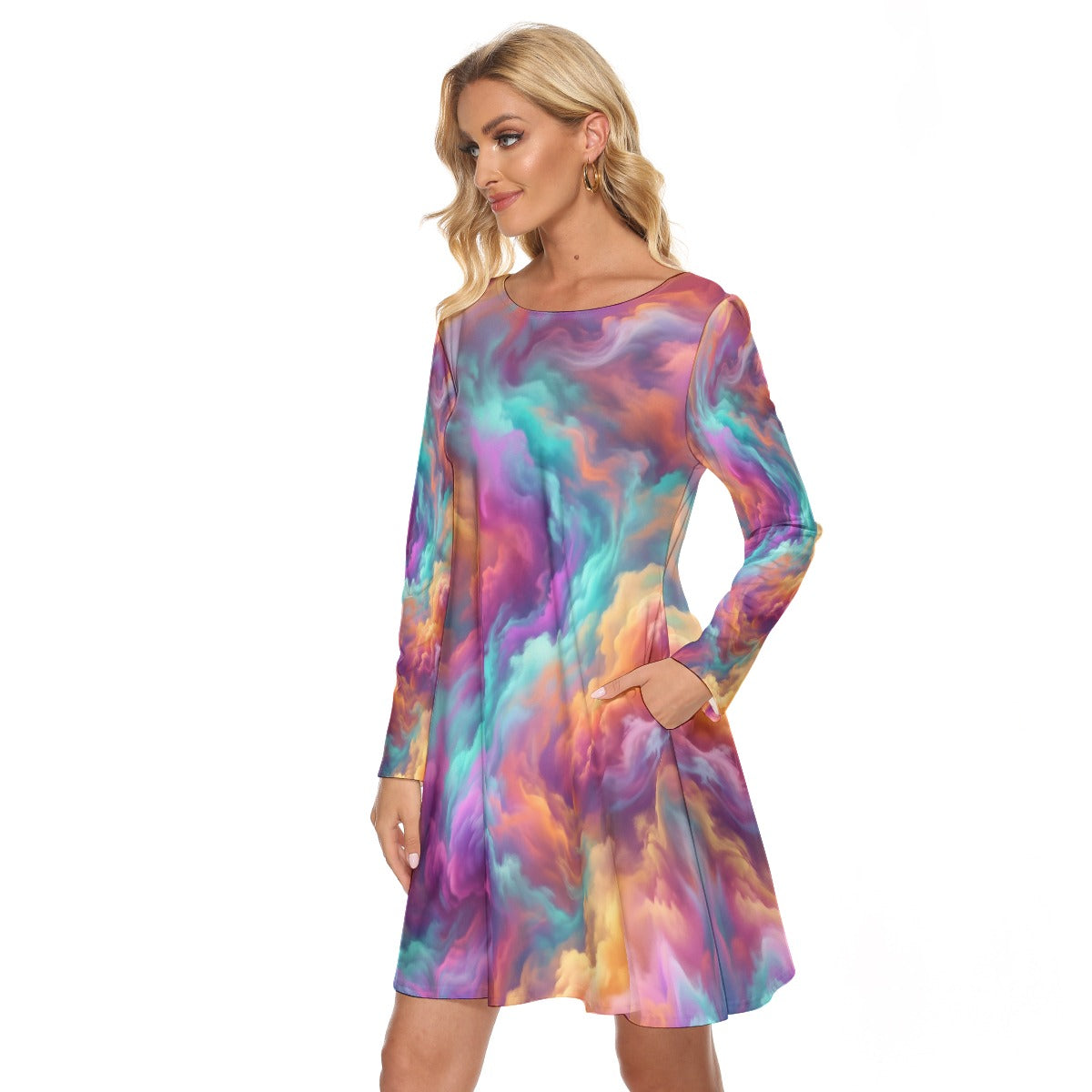 Women's Crew Neck Dress