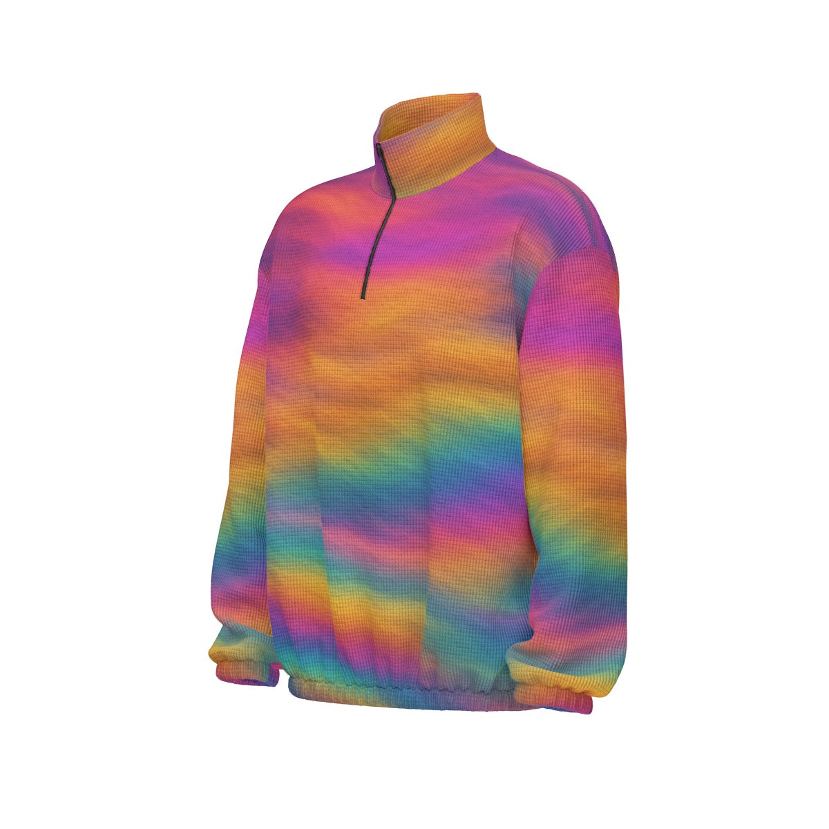 Unisex Turtleneck Zippered Sweatshirt