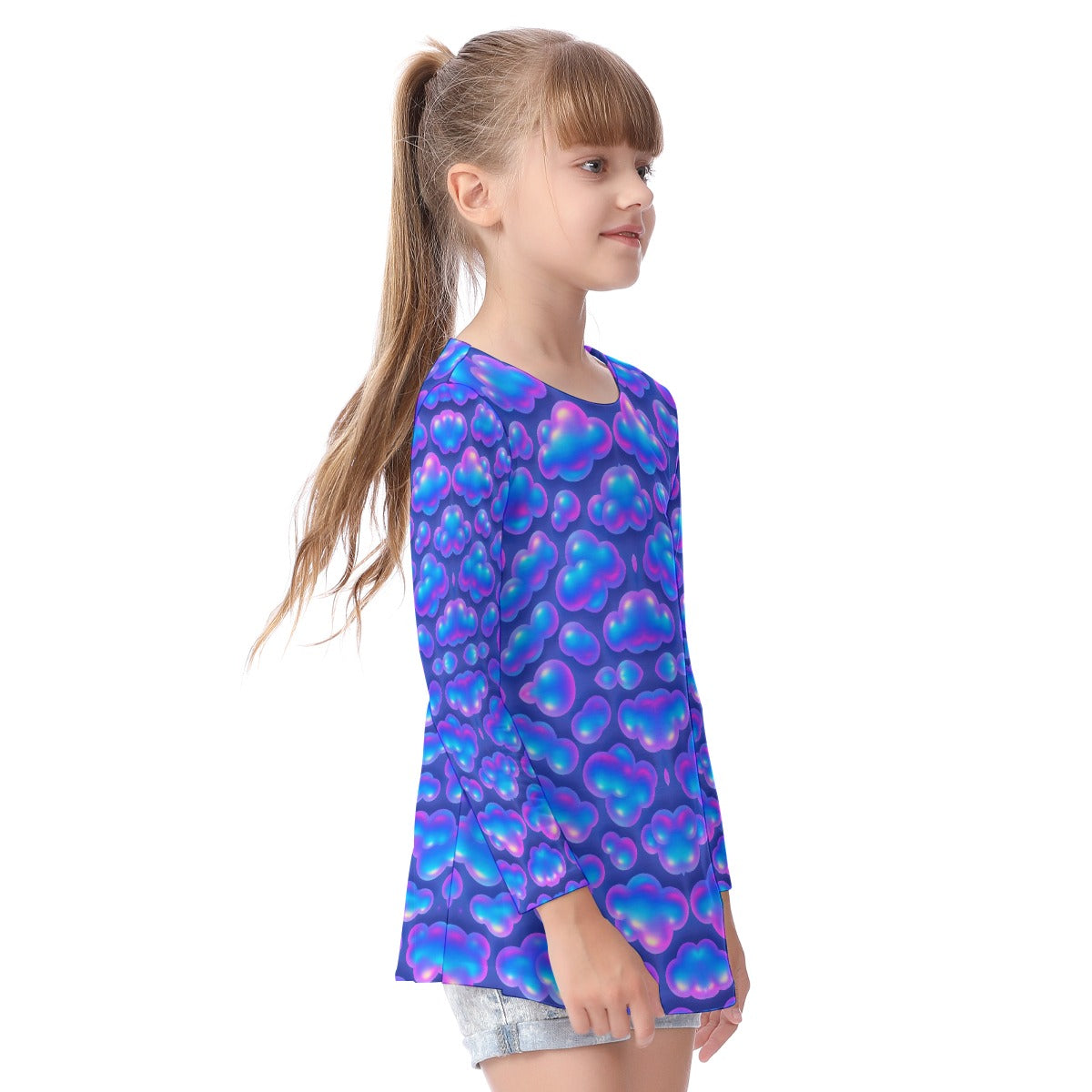 Unisex Kid's Long Sleeve O-neck T-shirt