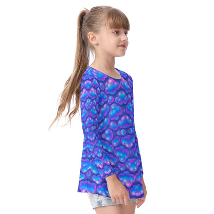 Unisex Kid's Long Sleeve O-neck T-shirt