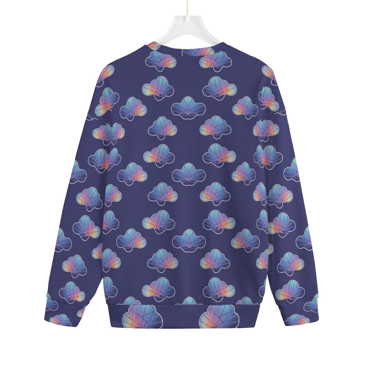 Unisex Drop-shoulder Knitted Fleece Sweater - view 2