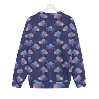 Unisex Drop-shoulder Knitted Fleece Sweater - view 2
