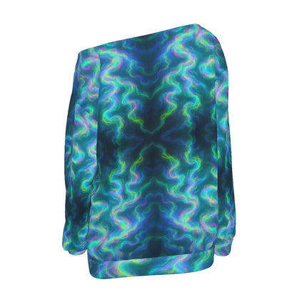 Women's Off-Shoulder Sweatshirt