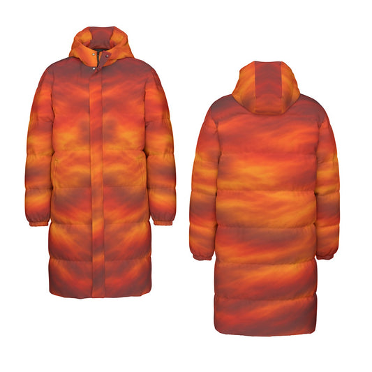 Unisex Long Down Jacket