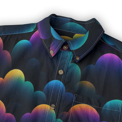 Men's Casual Lapel Long Sleeve Shirt|125GSM Cotton