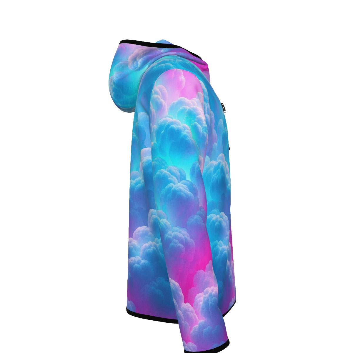Men's Stylish Hoodie with Thumb Hole Design - view 3