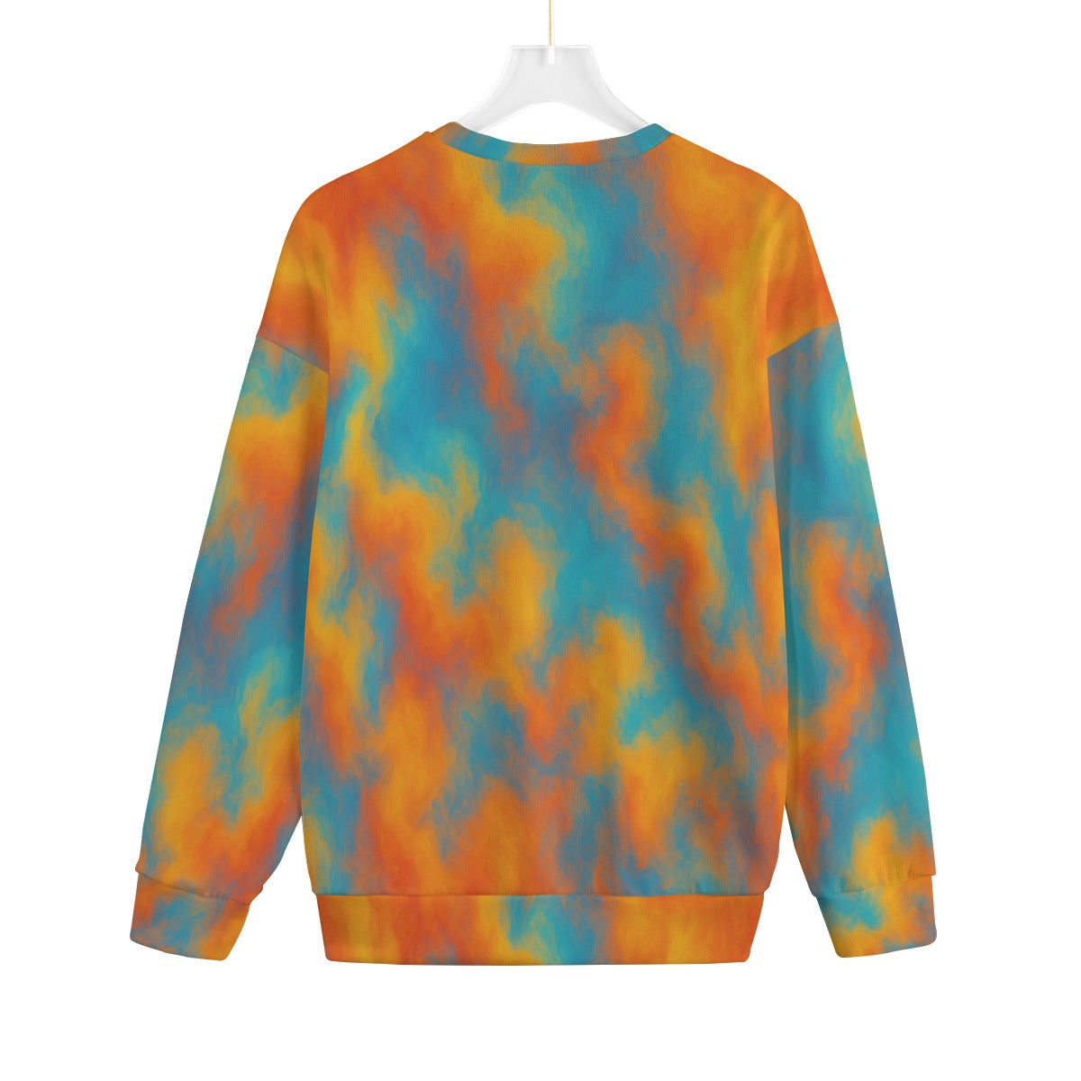 Unisex Drop-shoulder Knitted Fleece Sweater - view 2