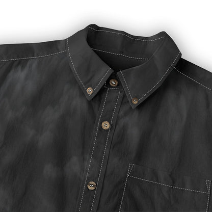 Men's Casual Lapel Long Sleeve Shirt|125GSM Cotton