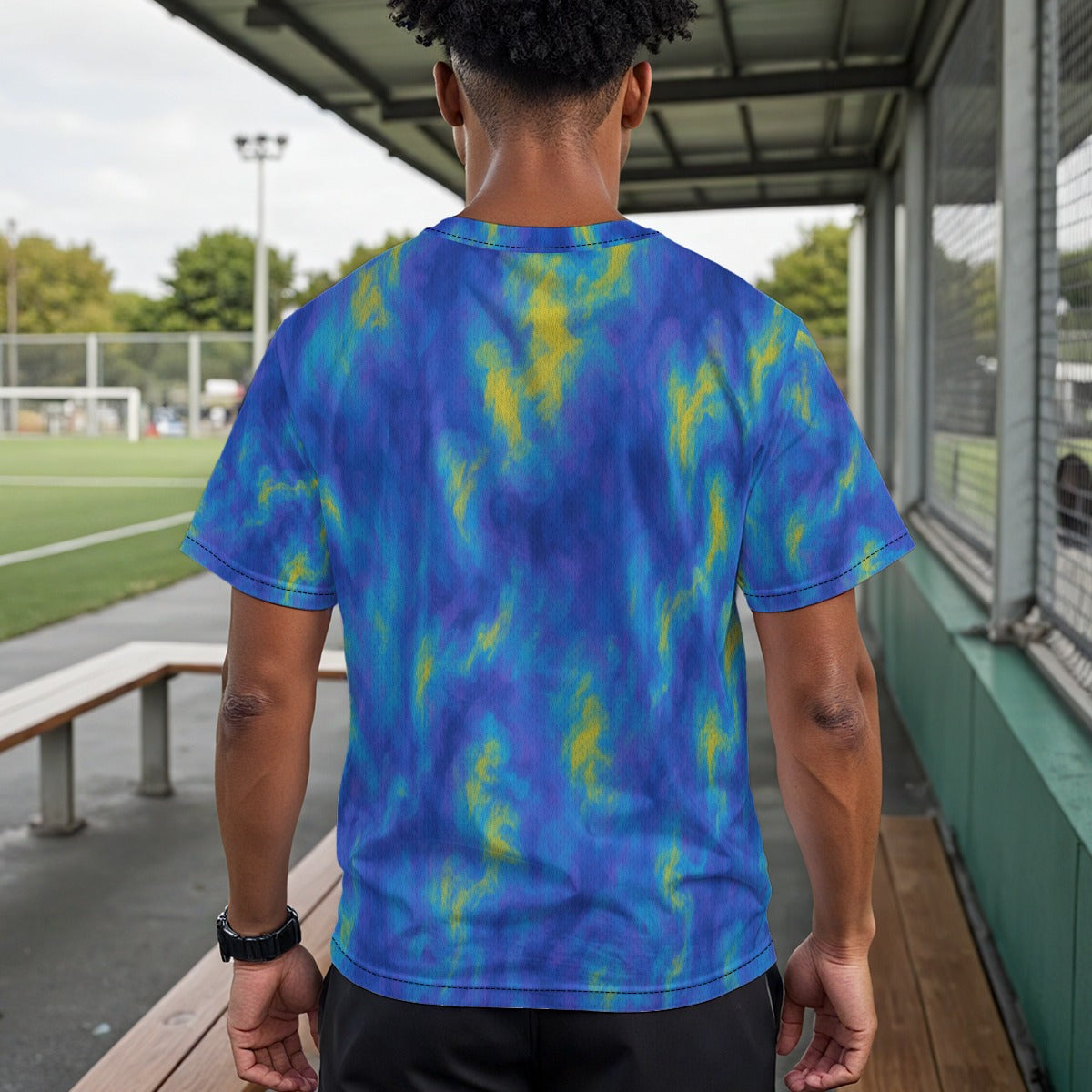 Unisex Drop Shoulder Crew Neck T-Shirt