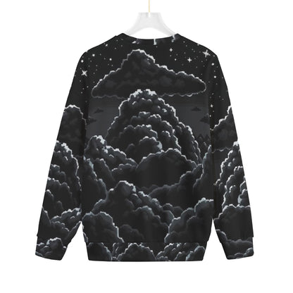 Unisex Drop-shoulder Knitted Fleece Sweater - view 2
