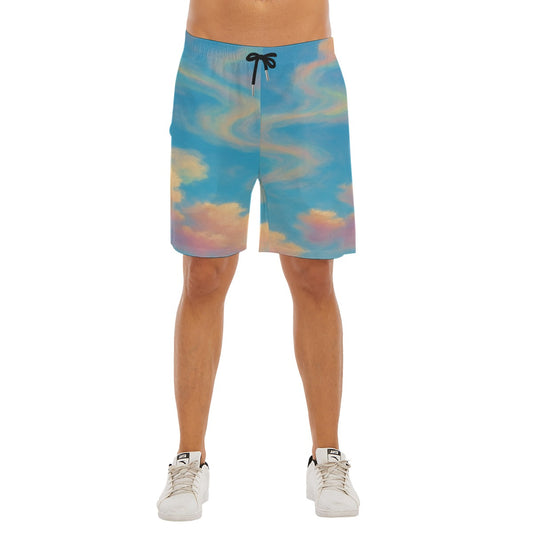 Men's Beach Shorts With Elastic Waist