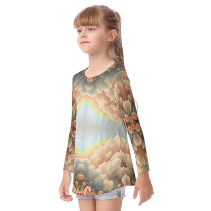 Unisex Kid's Long Sleeve O-neck T-shirt