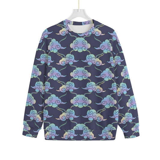 Unisex Drop-shoulder Knitted Fleece Sweater - view 1