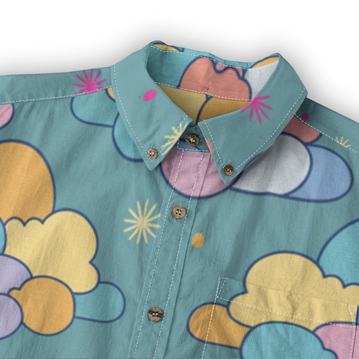 Men's Casual Lapel Long Sleeve Shirt|125GSM Cotton