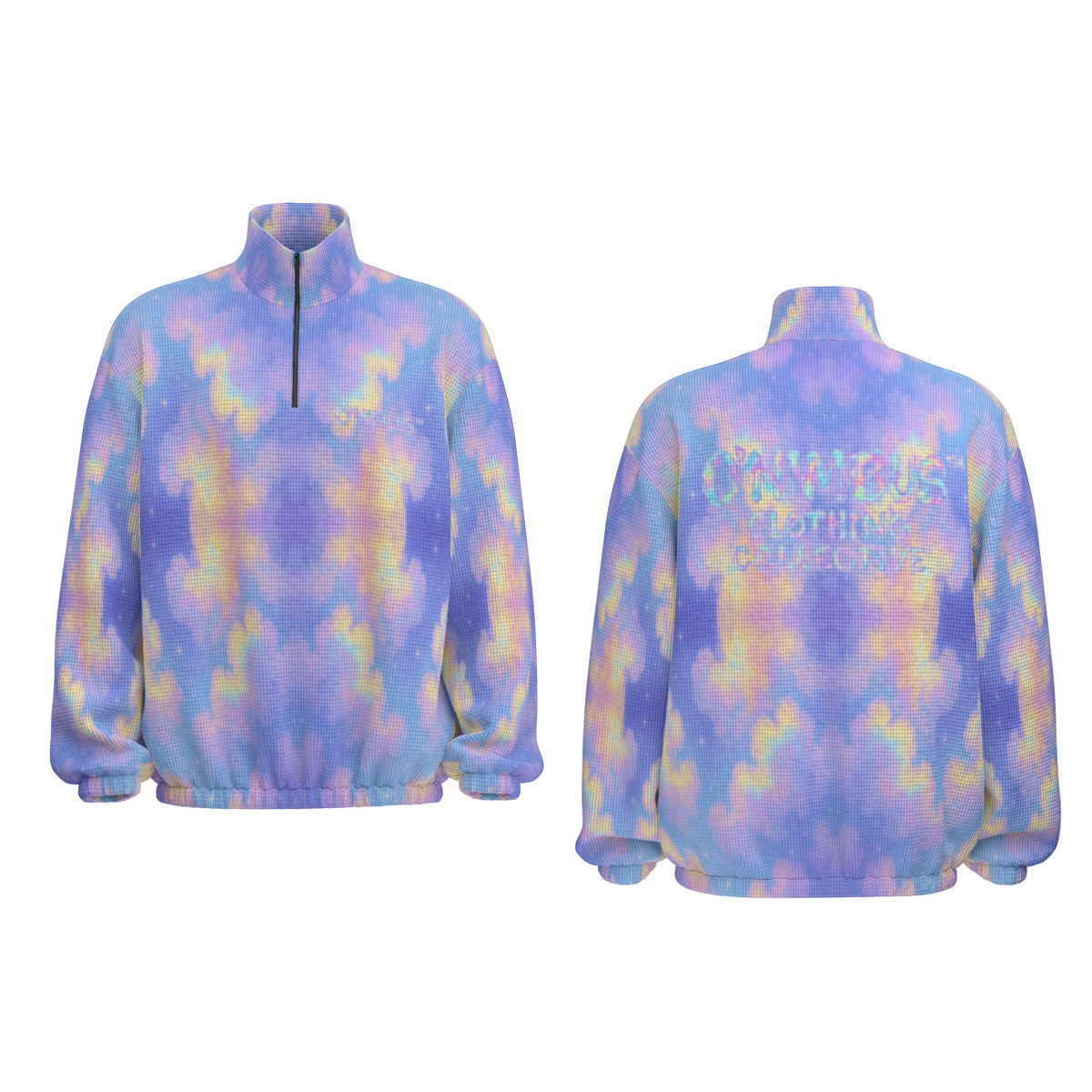 Unisex Turtleneck Zippered Sweatshirt