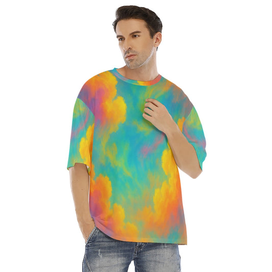 Men's Drop Shoulder T-shirt With Short Sleeve