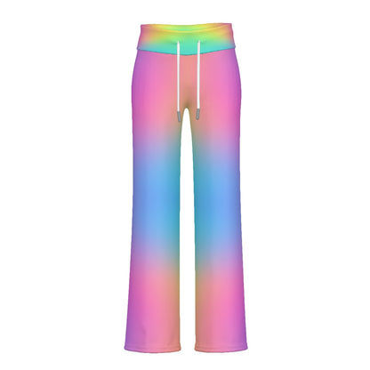 Women's High-waisted Straight-leg Trousers