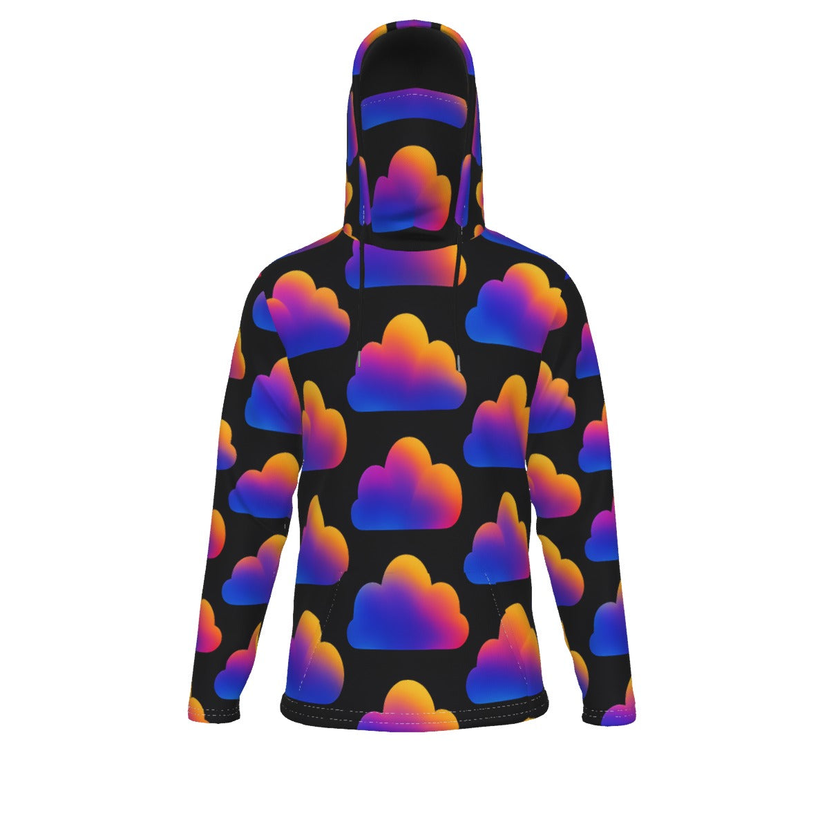 Men's Pullover Hoodie With Mask - view 1