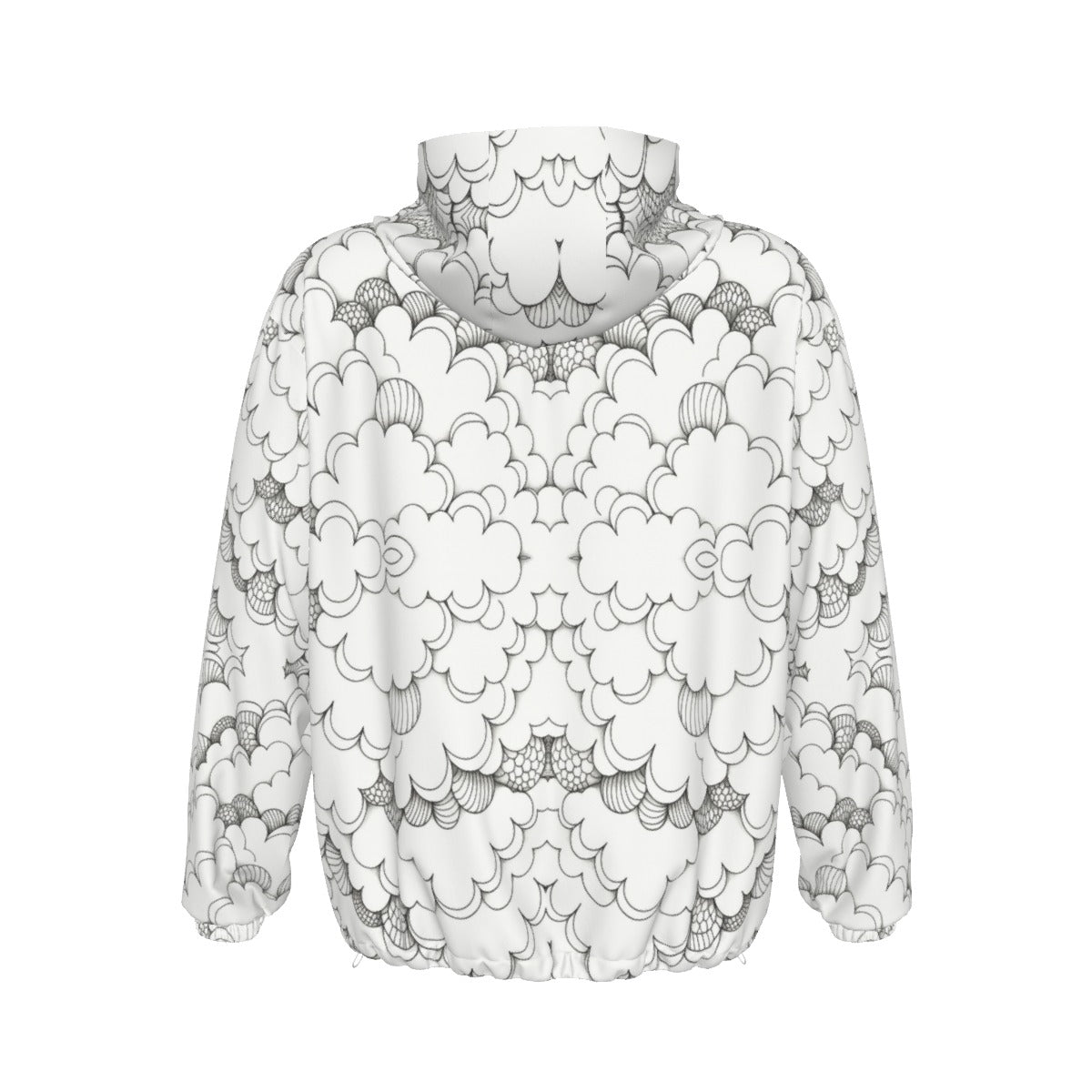 Unisex Pullover Jacket With Zipper Closure