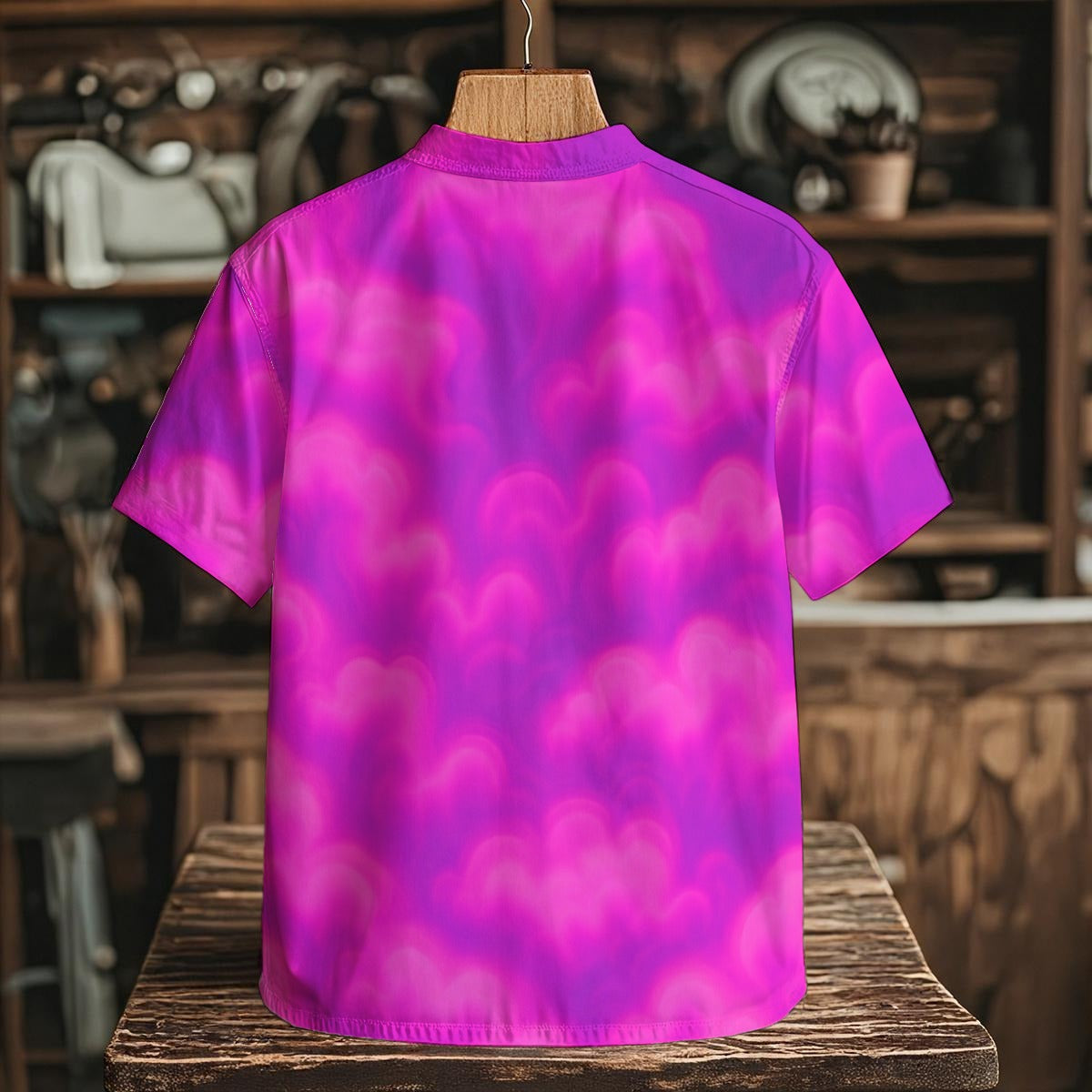 Men's Henley Shirt With Chest Pocket