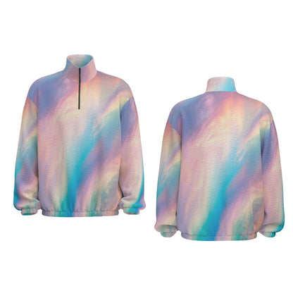 Unisex Turtleneck Zippered Sweatshirt