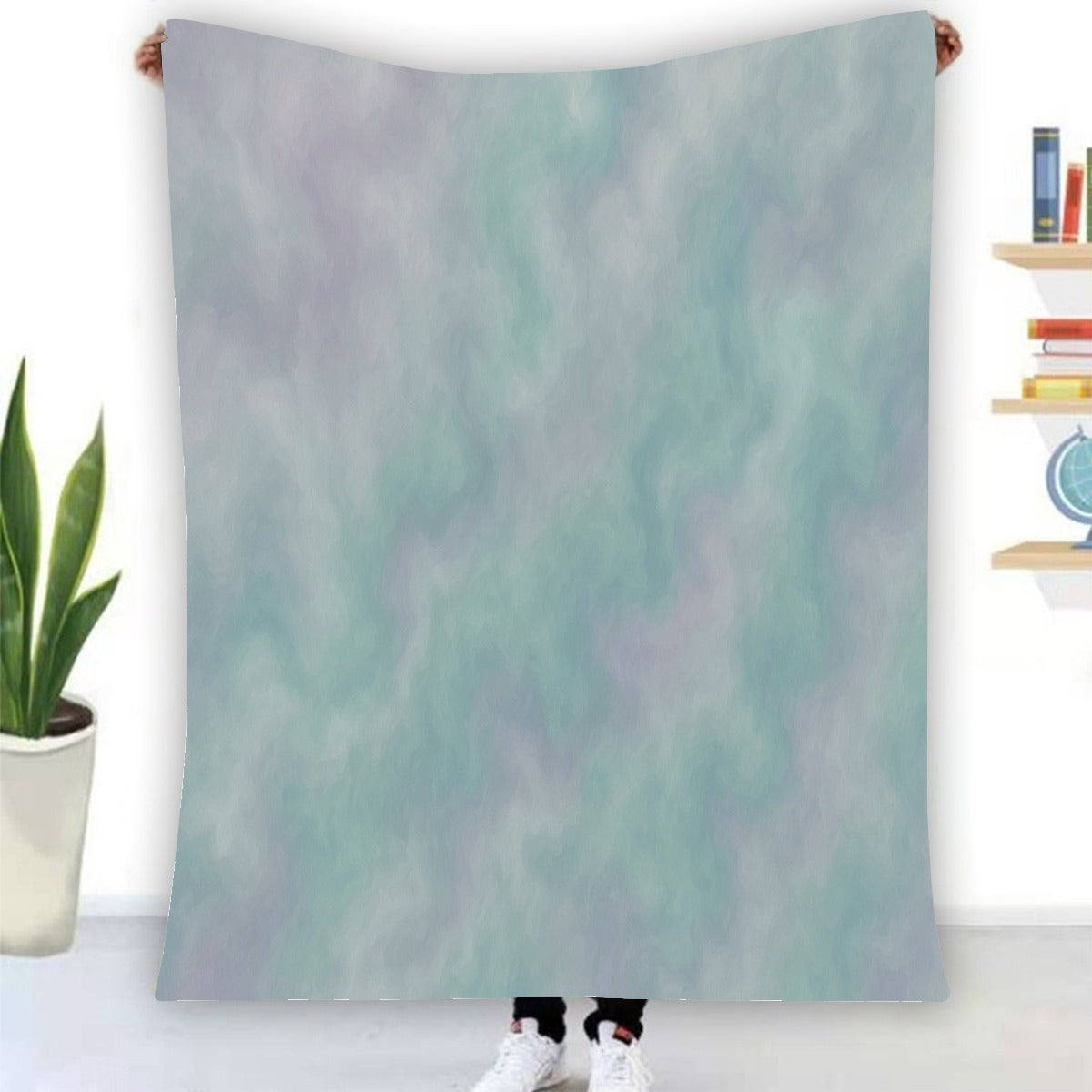 Unisex Single-Side Printing Flannel Blanket