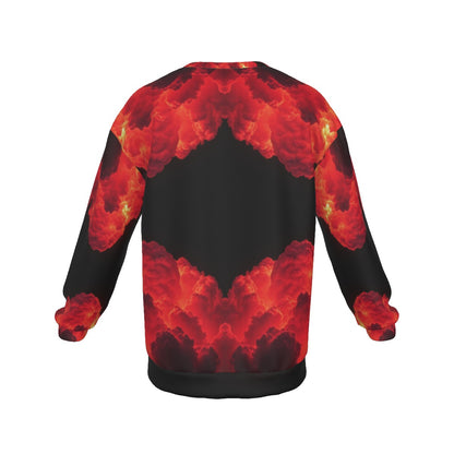 Men's Drop Shoulder Round Neck Long-Sleeved Sweatshirt