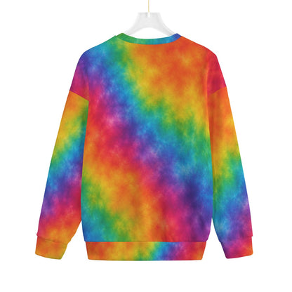 Unisex Drop-shoulder Knitted Fleece Sweater - view 2