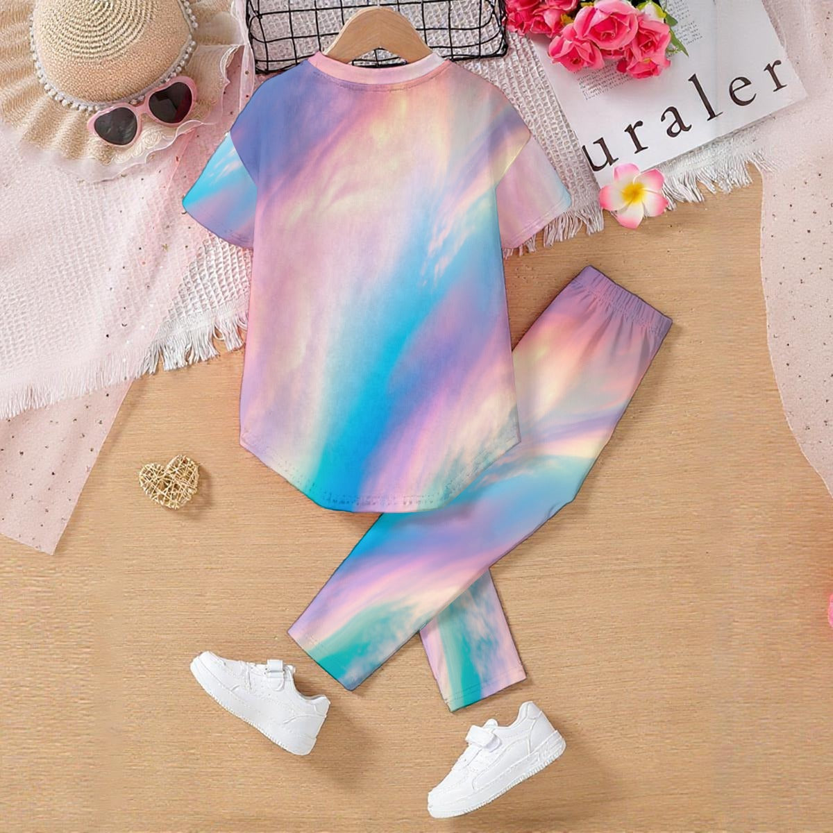 Unisex Kids' Casual Top and Pants Set