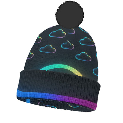 Unisex Knitted Hat With Pom-Pom