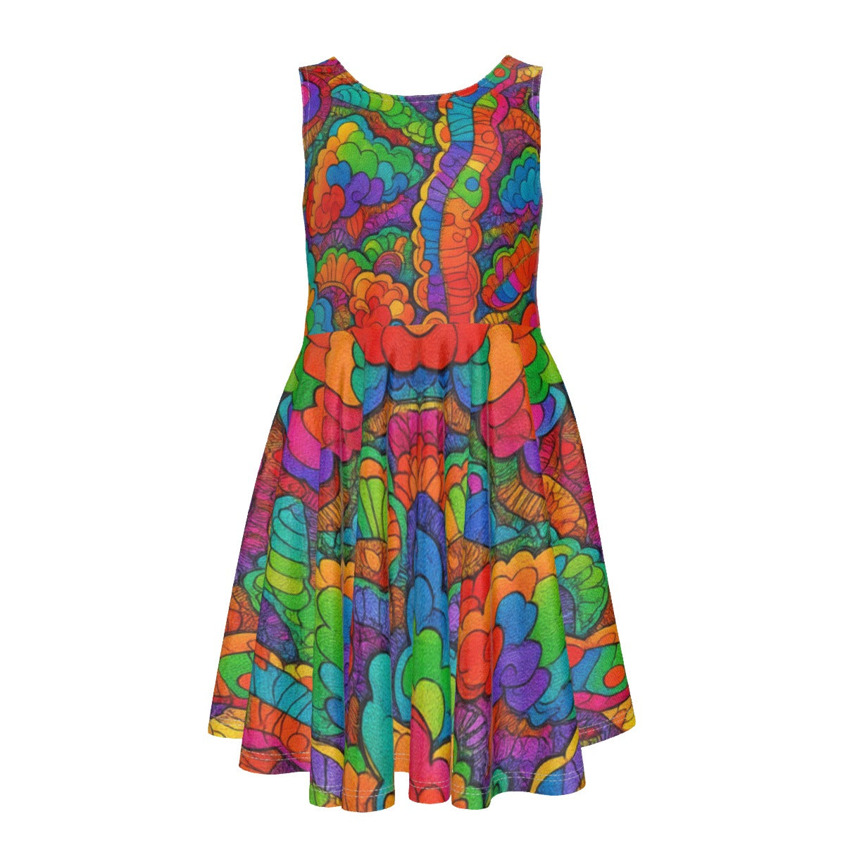 Unisex Kid's Sleeveless Vest Dress