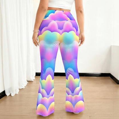 All-over print Women's Flare Yoga Pants