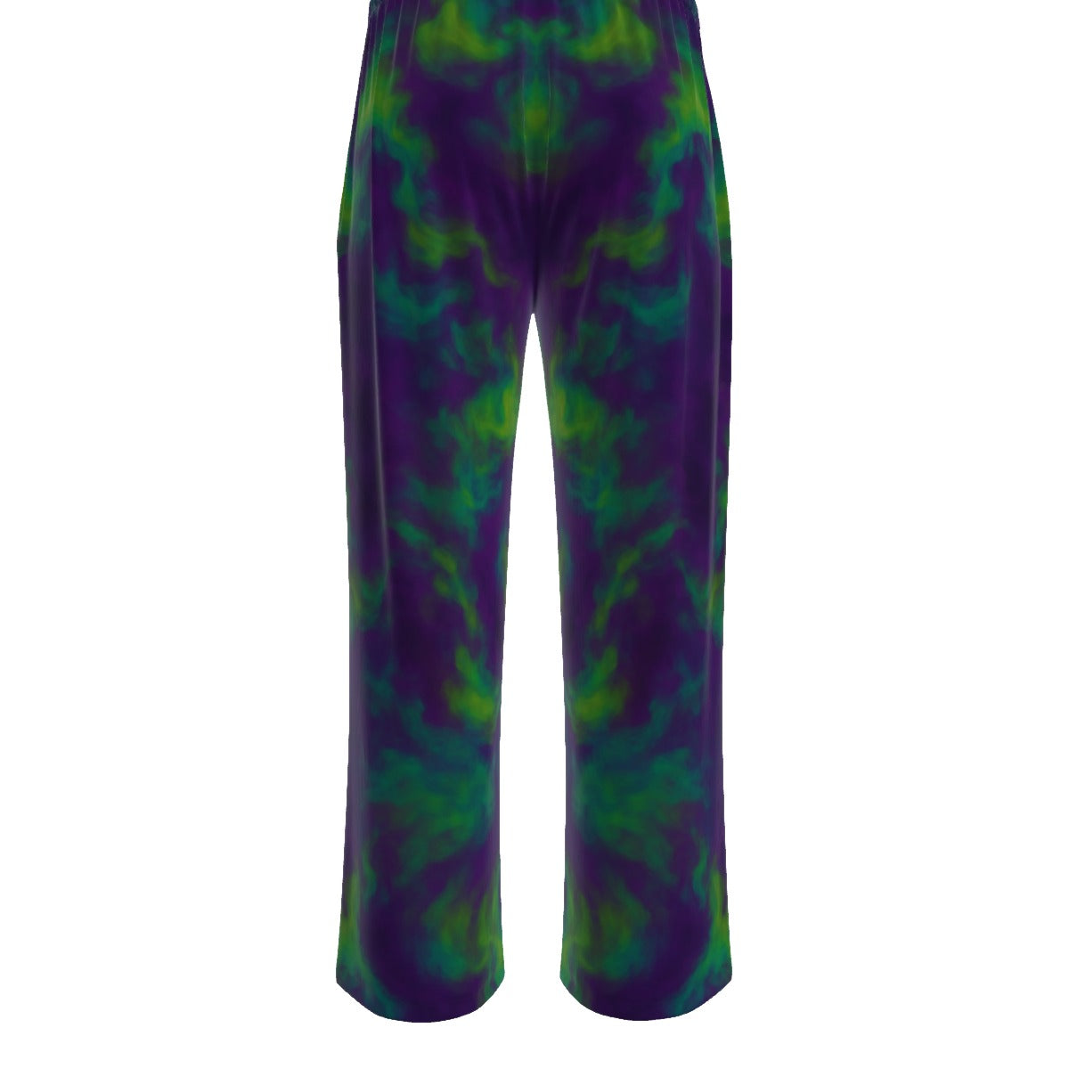 Unisex Knitted Fleece Wide Leg Pants