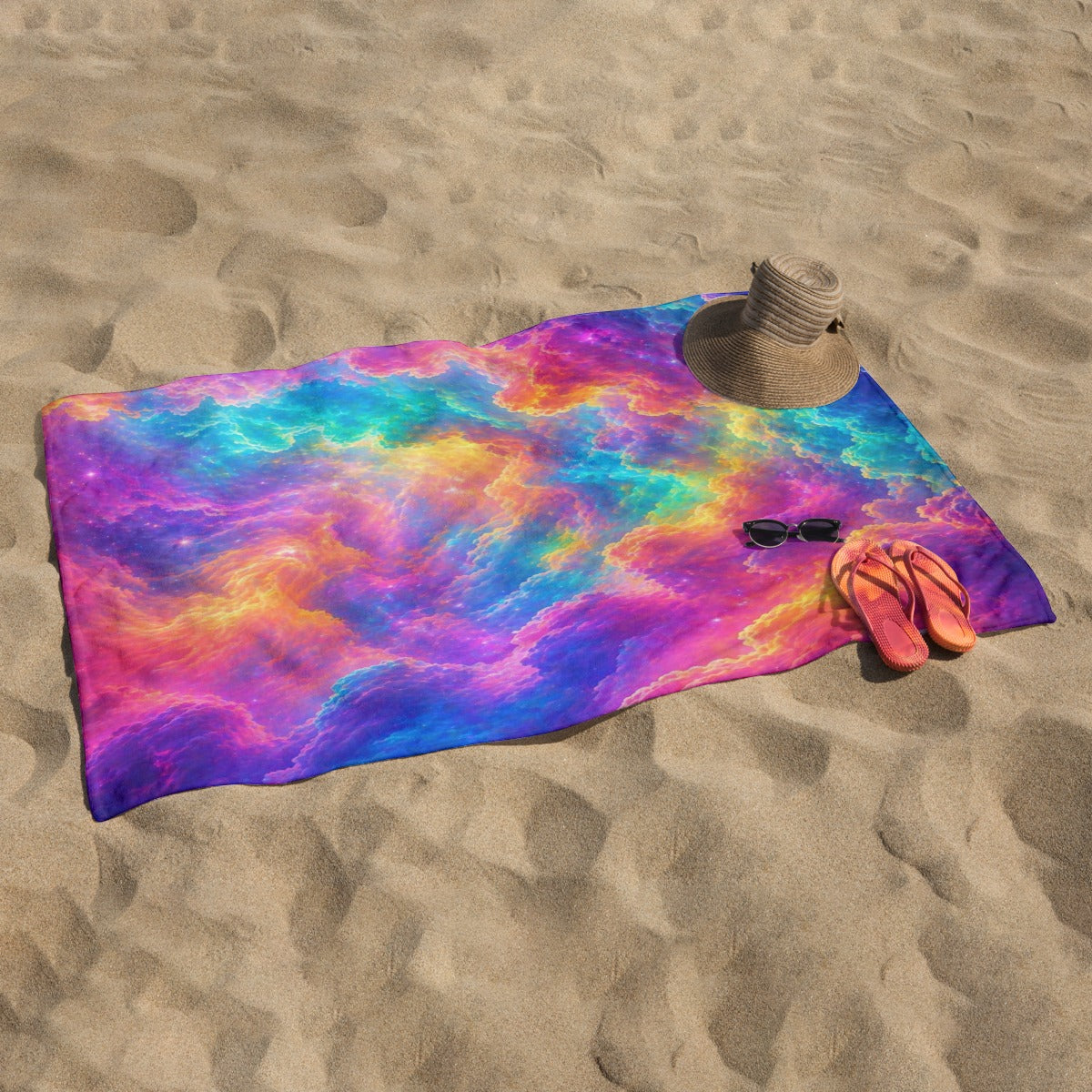 Adult Beach towel Vertical Style Printed in USA|320GSM