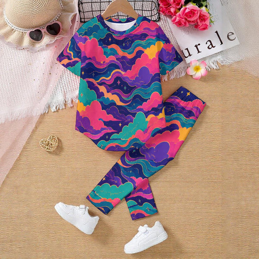 Kids' Casual Top and Pants Set