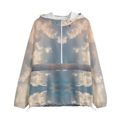 Unisex Pullover Jacket With Zipper Closure
