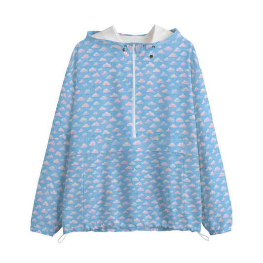 Unisex Pullover Jacket With Zipper Closure