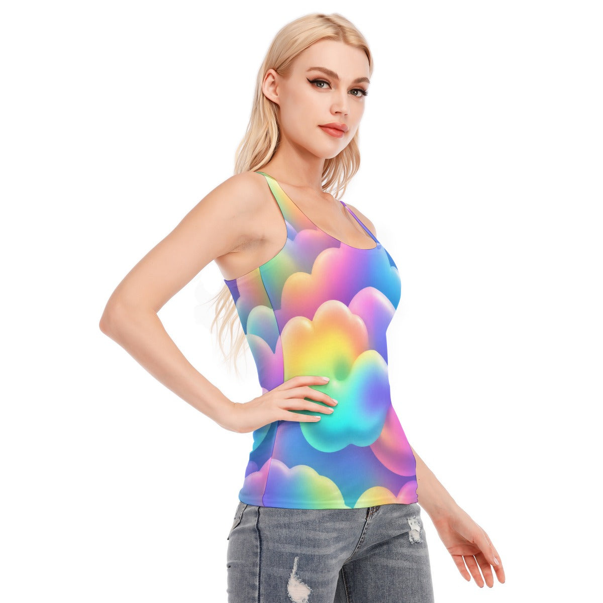 Women's Racer Vest | 190GSM Cotton