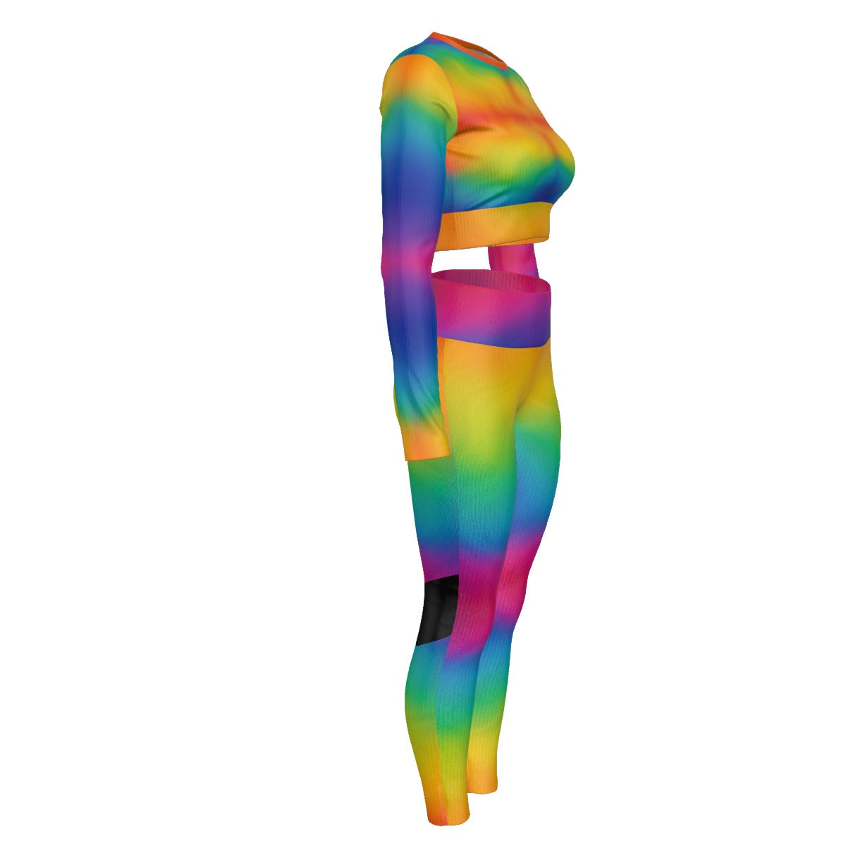 Women's Sport Set With Backless Top And Leggings