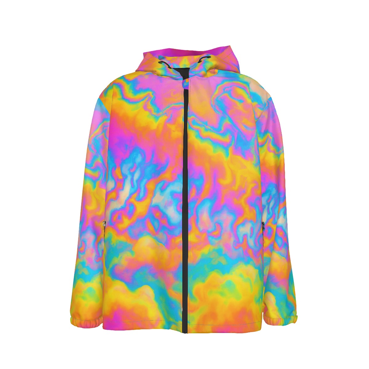 Men's Hooded Zipper Windproof Jacket