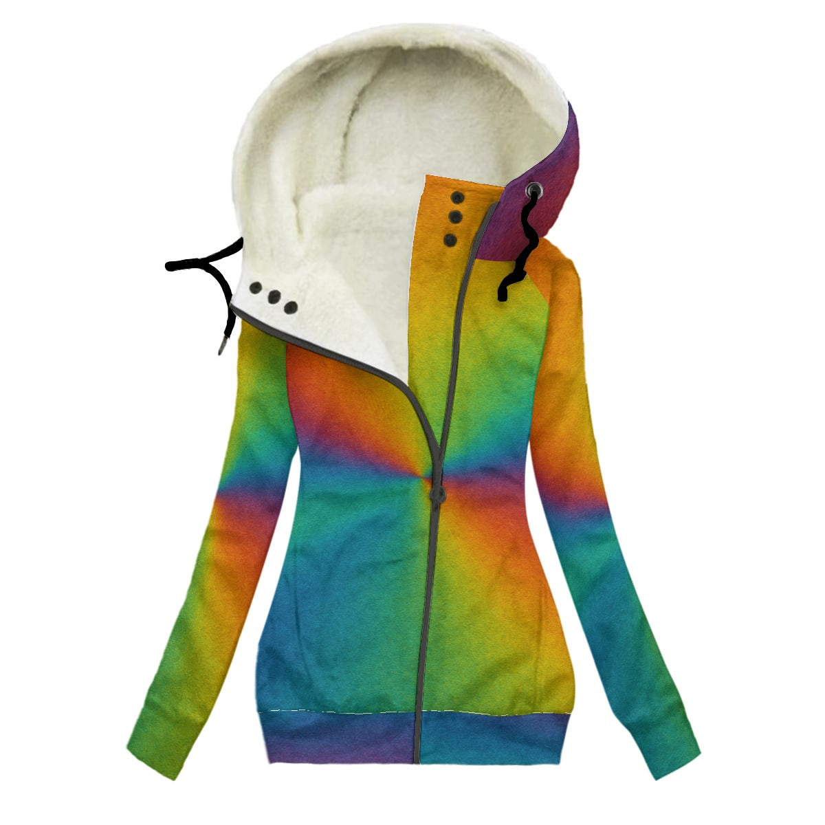 Women's Long Jacket With Fleece Lining