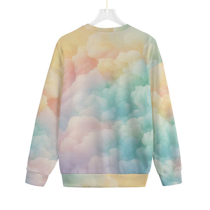 Unisex Drop-shoulder Knitted Fleece Sweater - view 2