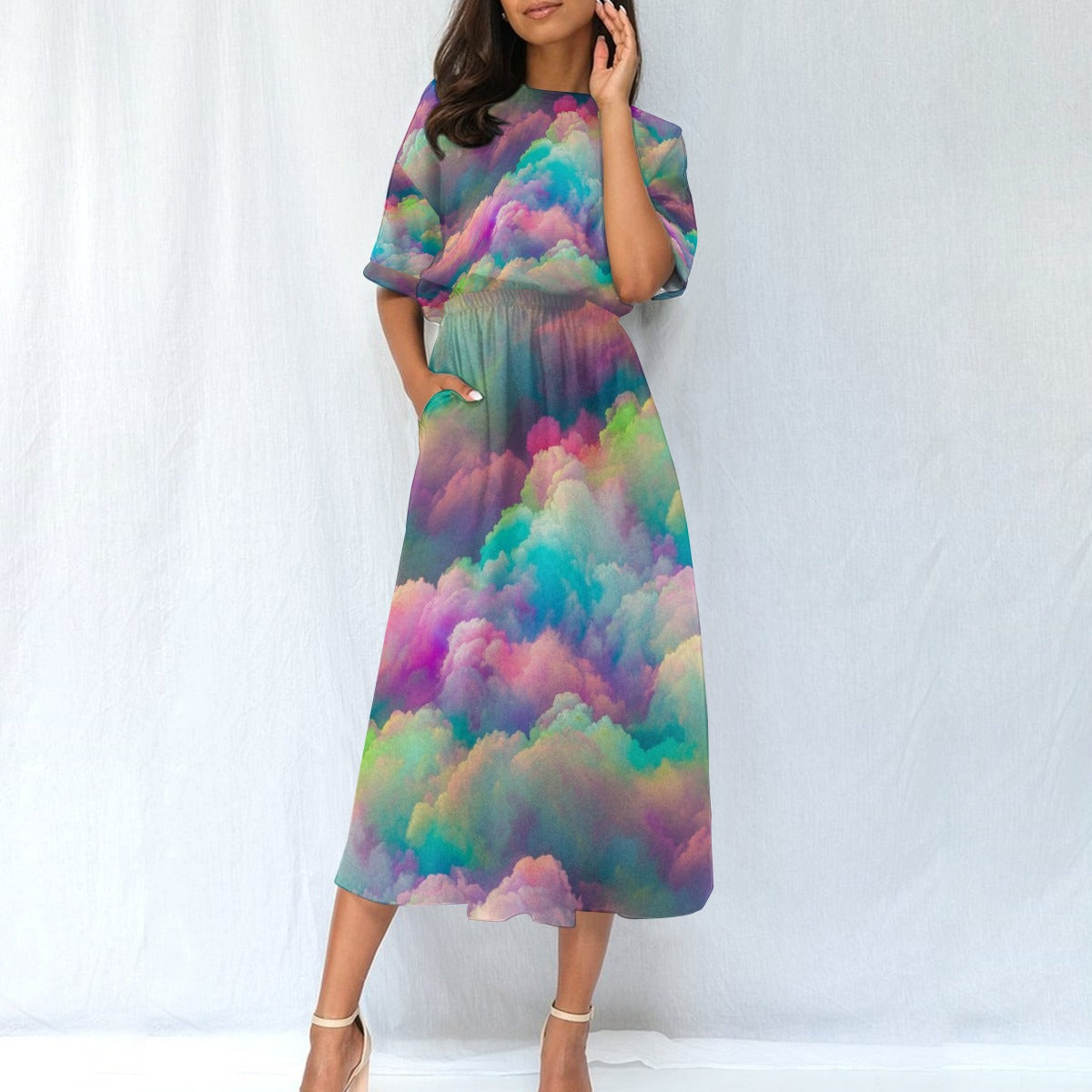 Women's Elastic Waist Dress