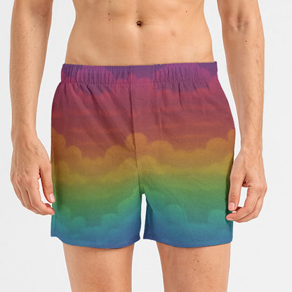 Men's Short Boxer Briefs|115GSM Cotton poplin