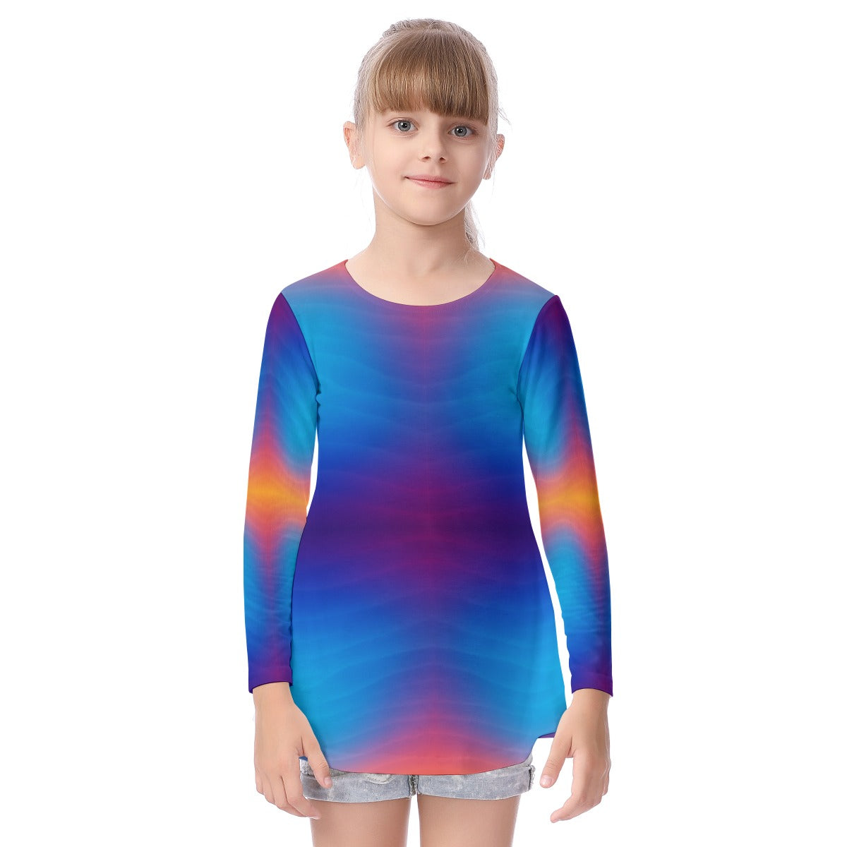 Unisex Kid's Long Sleeve O-neck T-shirt