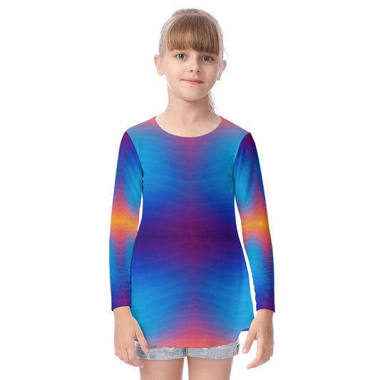 Unisex Kid's Long Sleeve O-neck T-shirt