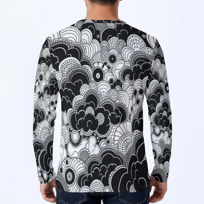 Men's Classic Long-Sleeve Henley Shirt